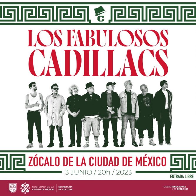 ¡El león del ritmo rugirá en el Zócalo de la CDMX! Los Fabulosos Cadillacs ofrecerán concierto gratuito.